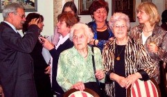 Mother of Sybillianismus in Aachen celebrating 80 years of her Aunt (central in glasses)- Mather's sponsor for years