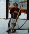 Matka sybillianizmu na nartach w Austrii na Szczycie Dachsteinu w 1991
(Ryszard Kalisz by z nimi po raz pierwszy na nartach - teraz szusuje z Kwaniewskimi w Szwajcarii)